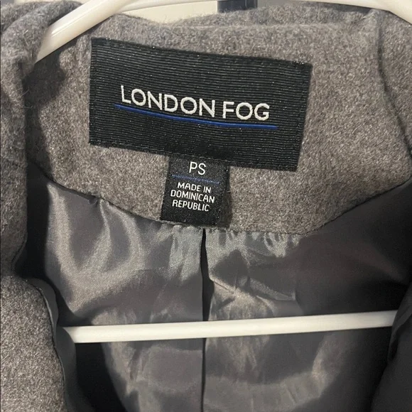 London Fog Dark Gray Peacoat - Picture 2 of 3